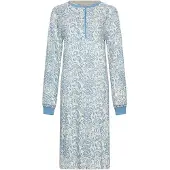 Pastunette Nachthemd 'Soft Paisley' lichtblauw / offwhite