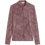 Marc O'Polo Blouse chocoladebruin / rosa