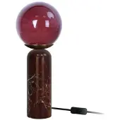 Leitmotiv Lazio Sphere Large LED Tafellamp | 1x E14 25W | Burgundy red