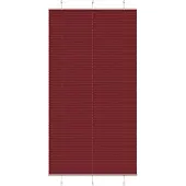 vidaXL Plissé rolgordijn 105x200cm stofbreedte 104,4cm bordeauxrood