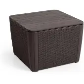 Merkloos Waterbestendige tuintafel met opbergruimte