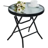 Merkloos Opklapbare tuintafel en balkon tafel (Turkse kleur)