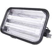 Ks Tools werklamp, model 150.4260, afmetingen 495 mm x 285 mm, materiaal: polycarbonaat (PC), met rubberen behuizing