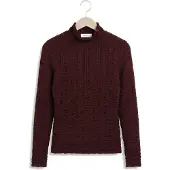 NUKUS Dames Tops & T-shirts Goldie Top - Bordeaux - Maat L