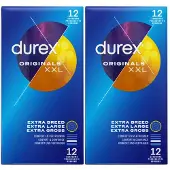 Durex 2x Condooms Originals XXL 12 stuks