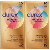 Durex 2x Condooms Nude 10 stuks
