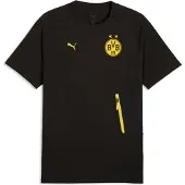 Puma Borussia Dortmund PUMATECH T-shirt met zak voor Heren, Zwart/Geel, Maat M