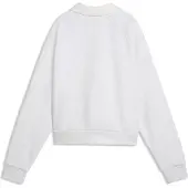 Puma Sweatshirt lichtgrijs / wit