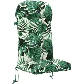 vidaXL Adirondack stoelkussen PUTTEN 100% Polyester Bladpatroon