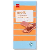 HEMA Chocoladereep melk praliné 200gram