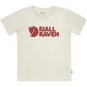 Fjällräven - Kid's Logo T-Shirt - T-shirt 158, beige/wit