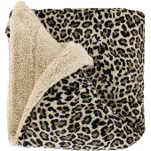Unique living Plaid Mara Bruin / Beige 150 X 200 Cm