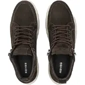Rehab Sneakers bruin nubuck leer rubberzool