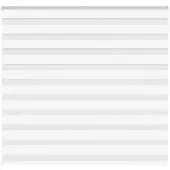 vidaXL Zebra rolgordijn 160x150 cm stofbreedte 155,9cm polyester wit