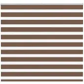 vidaXL Zebra rolgordijn 155x150 cm stofbreedte 150,9cm polyester bruin