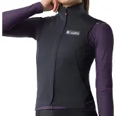 Castelli - Women's Perfetto 2 Vest - Fietsbodywarmer L, zwart