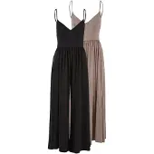 Urban Classics Jumpsuit donkerbeige / zwart