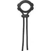 Mr. Membr Tense - verstelbare lasso penisring (zwart)