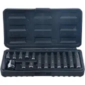 Bgs Bit-Satz Antrieb Aussensechskant 10 mm (3/8") Innensechskant 15-tlg.