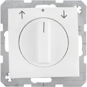 Berker S1 Inbouwschakelaar - Jaloezieschakelaar voor Inbouwmontage - Geschikt voor de Bediening van Jaloezieën - Kleur Polarwit - 2 Jaar Fabrieksgarantie - Afmetingen Verpakking 80x120x50 mm