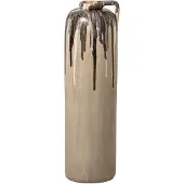 J-Line Vaas - keramiek - beige/bruin - small