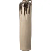 J-Line Vaas - keramiek - beige/bruin - large