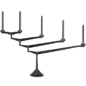 Tom Dixon Spin Kandelaar Zwart - Kaarshouders Ijzer Black - SPC02BLK