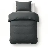 Royal Textile Sleeptime Modern Geo 3D Antraciet 140 x 200/220 cm