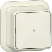 Gira 2-Pool Opbouwbedieningsschakelaar Met Led - 311210