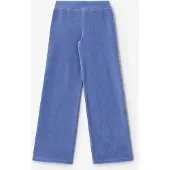Sissy-Boy Blauwe velvet wide leg legging | Maat: 122-128