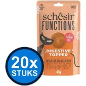 Schesir 24x - Functions Digestion Topper - Kattenvoer - 12x40g