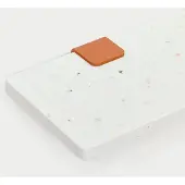 TIPTOE Bracket Wandplank Tangerine Red | 45x20cm | Venezia Recycled Plastic