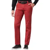 Meyer katoenen broek Roma rood effen katoen