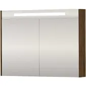 Proline SPK Premium Spiegelkast LED 100x14x74 cm Cabana Oak