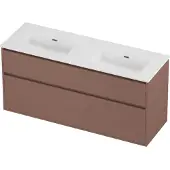 Proline tribute badmeubelset porselein elegant 140x46x67 cm mat white beauty blush