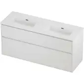 Proline tribute badmeubelset porselein elegant 140x46x67 cm mat wit mat white