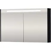 Proline SPK Premium Spiegelkast LED 120x14x74 cm Charcoal Oak