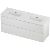 Proline tribute badmeubelset porselein elegant 140x46x62 cm glans wit mat wit