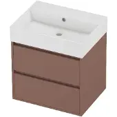 Proline Zara Badmeubelset Porselein Loft 60x46x65 cm Glans Wit Beauty Blush
