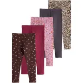 Next Leggings cappuccino / donkerbruin / antraciet / rosa / bourgogne