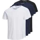 Jack & Jones Shirt 'Essentials' zwart / wit