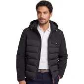 Bugatti winterjas zwart effen
