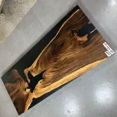 AEA Tisch esstisch tische epoxid harz epoxy echtes holz massive möbel wasserfall