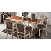AEA Barock Antik Stil Esstisch Tisch Echtes Holz Klassische Design Tische Italien