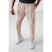 Tommy Life Heren Effen Sweatpants met Elastische Tailleband