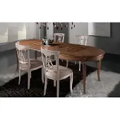 AEA Esszimmer Set Essgruppe Klassischer Echt Holz 4tlg Set Stuhl Garnitur 4x Stühle