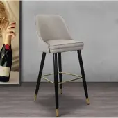 AEA Barhocker Barstuhl Barmöbel Lounge Sitzhocker Design Hocker Stahlfüße
