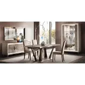 AEA Italienisches Designer Esszimmer Set Garnitur Stuhl Tisch Gruppe 5tlg. Möbel