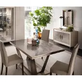 AEA Esstisch Tisch Esszimmer Wohnzimmer Garnitur Holz Design Italienische Möbel
