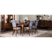 AEA Möbel Einrichtung Gruppe Tisch + 6 Stuhl Set 7tlg. Esstisch Garnitur Esszimmer